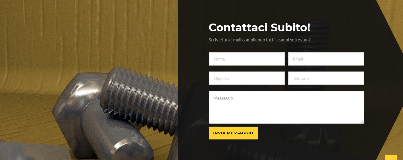 Sito web catalogo on line per negozio reale - Contact Form